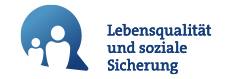 Logo der Studie "Lebensqualität und soziale Sicherung"